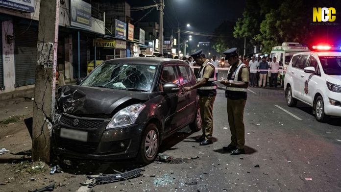 Coimbatore Kavundampalayam car accident