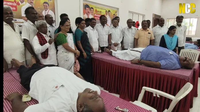 19-year blood donation camp