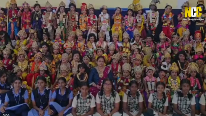 Golu dolls during a Navaratri celebration