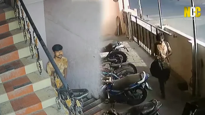 CCTV footage of a theft involving four mobile phones