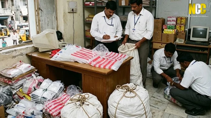 630 kg banned plastic bags seized